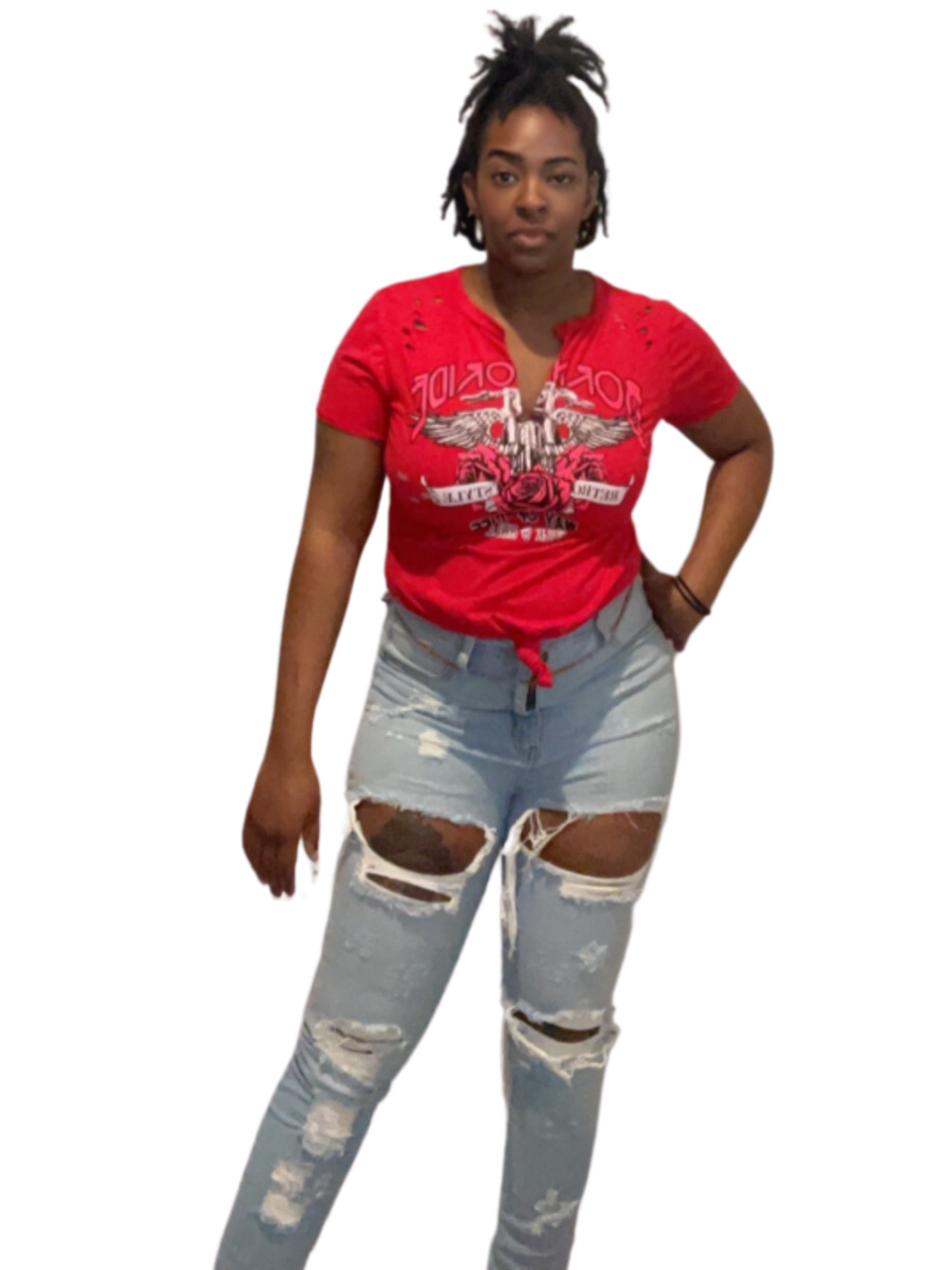 Born 2 Ride Short Sleeve Shirt Nevaeh’s Closet LLC