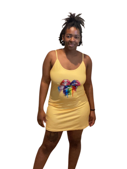 Sexy Lips Tank Dress Nevaeh’s Closet LLC